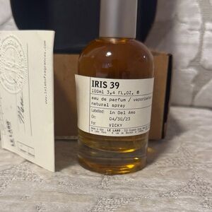 Le Labo Iris 39 - Amber Brown Perfume Bottle